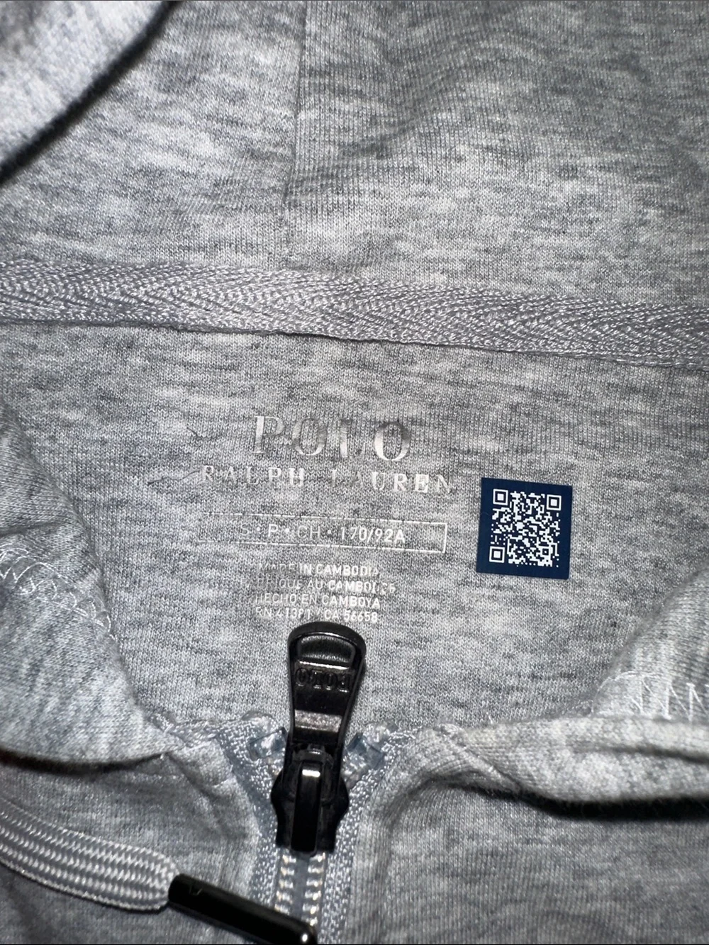 N/A grey hoodie